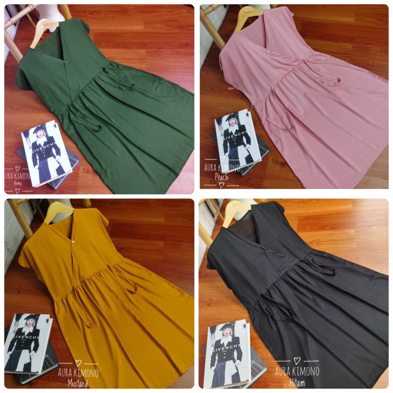 KIMONO DASTER RAYON POLOS - by LiaWh.id