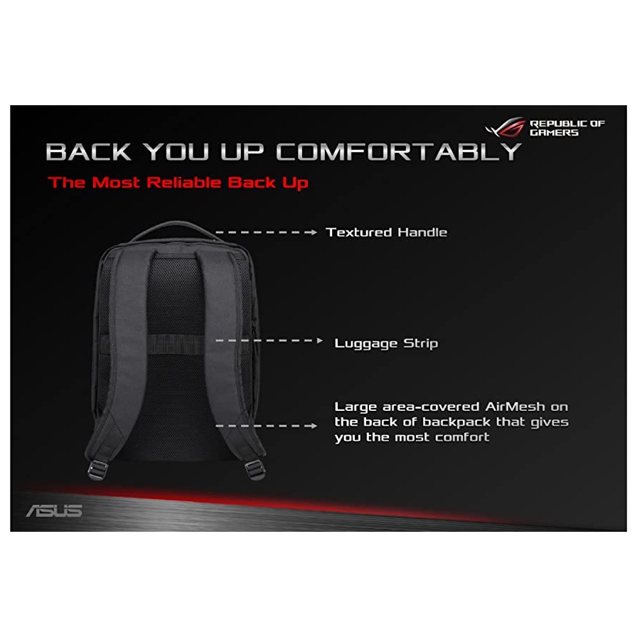 Asus ROG Gaming Laptop Backpack BP1501 15.6 inch Original