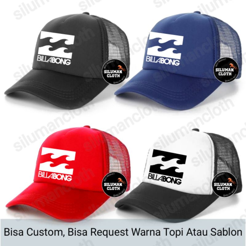 Topi Billabong Trucker - Topi Trucker Billabong Premium