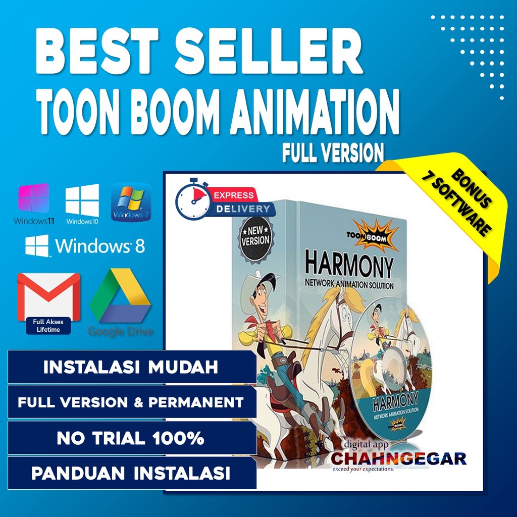 Toon Boom Harmony Premium 20 Full Version Software membuat Film animasi dan gambar 2D ataupun 3D