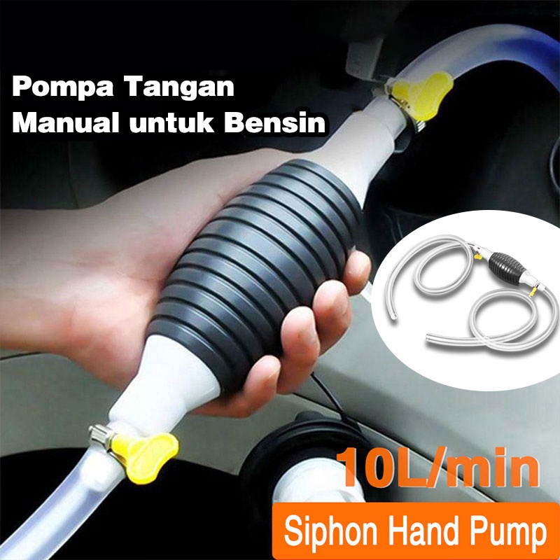 【2 M】Pompa Manual Bensin/Pompa Siphon Manual Mobil/Pompa Tangan Selang Penyedot Sedot/Car Manual Fuel Tank Syphon Pump