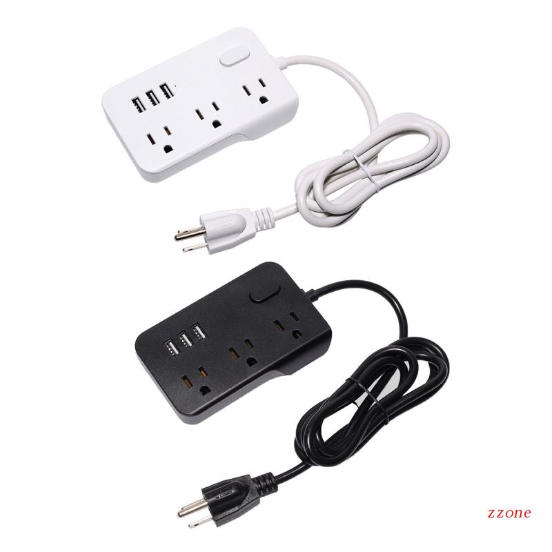 Zzz Socket Power Strip Elektrik Extension 6 Outlet Untuk Rumah