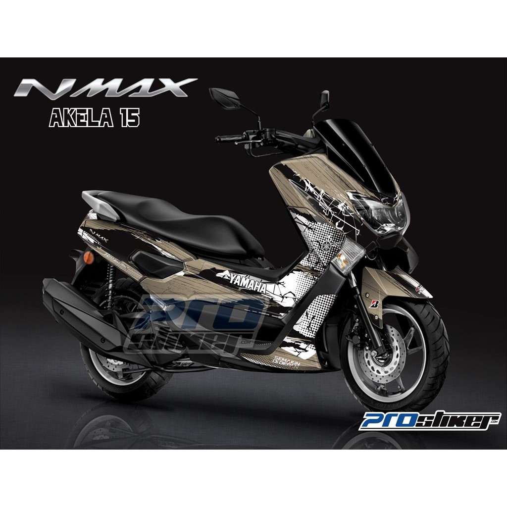 Decal Striping Nmax Desain AKELA Grafis Elegan Full Body Stiker Cutting