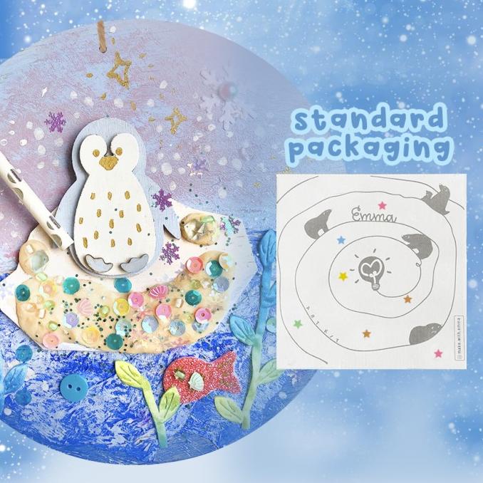 

Emma Art Kit: The Jolly Penguin. Complete Paint Art Set for Kids. NEW!