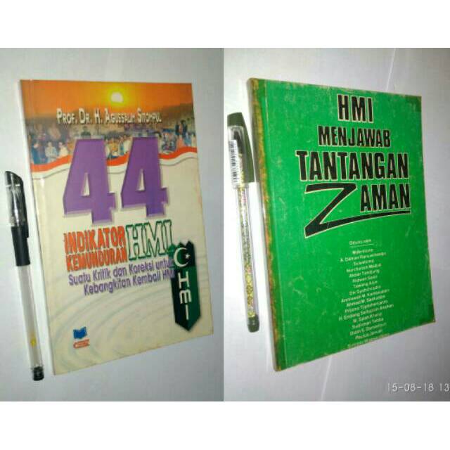 (Original) Paket 2 Buku: 44 Indikator Kemunduran HMI. HMI Menjawab Tantangan Zaman :