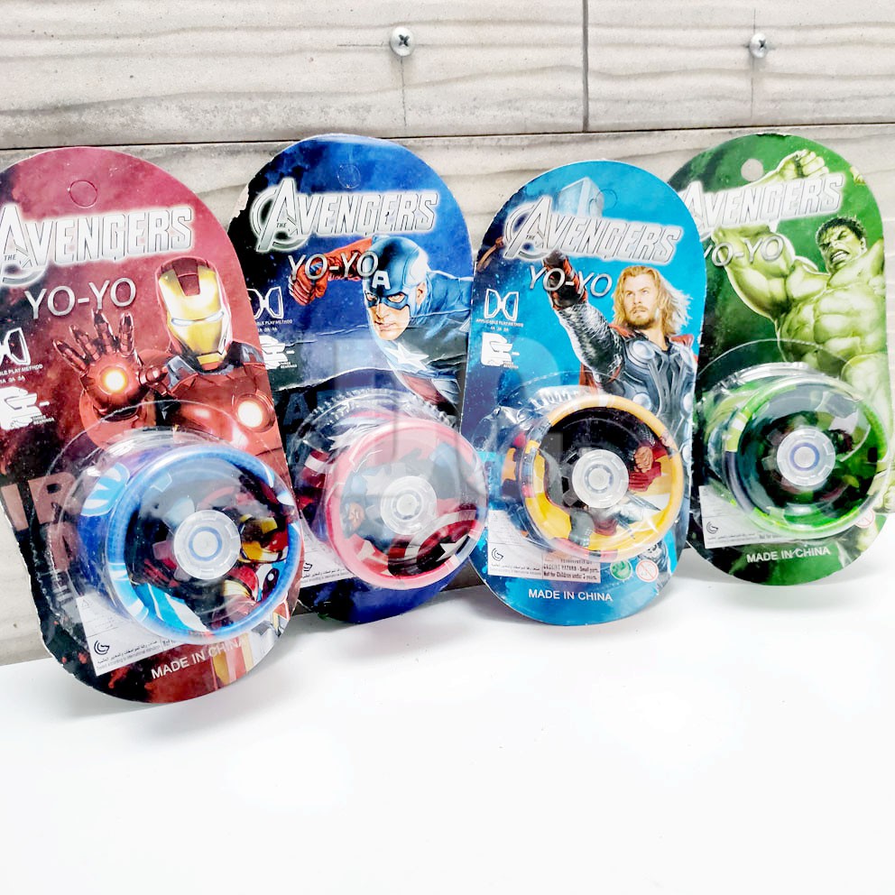 Avengers Yo-Yo Captain America Thor Hulk Iron Man Yoyo Blazing Teen sudah ada talinya