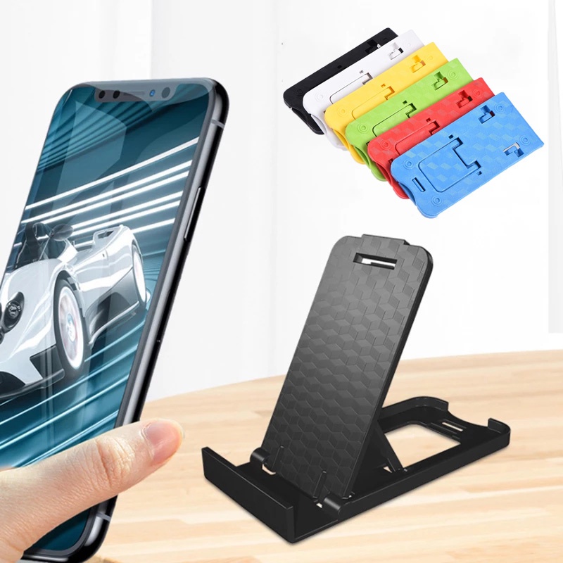 1pc Stand Holder Lipat Universal Warna Permen Untuk Handphone / Tablet