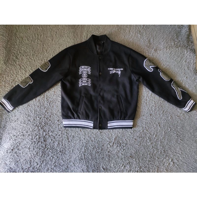 stussy x cdg varsity