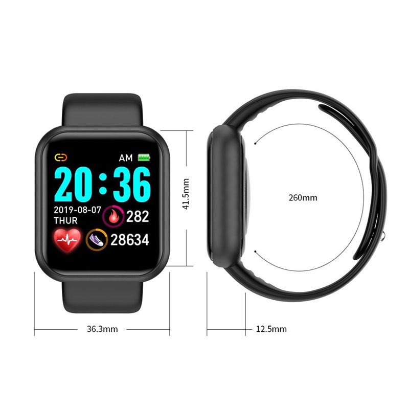 SMARTWATCH Y68 Jam Tangan Bluetooth Touch Screen WK-SBY