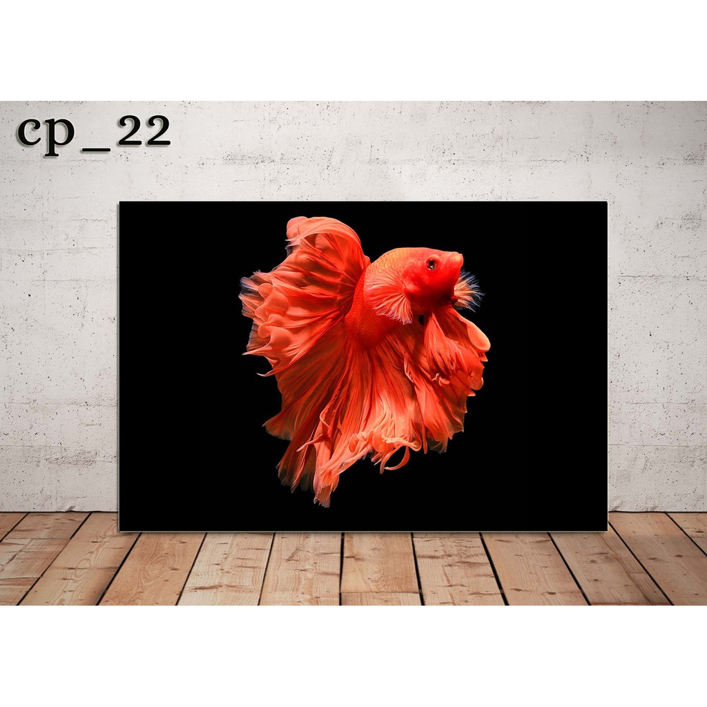 Hiasan Dinding Ikan Cupang/Wall Decor/Hiasan Dinding/Dekorasi Dinding/Ikan Cupang/Betta Fish