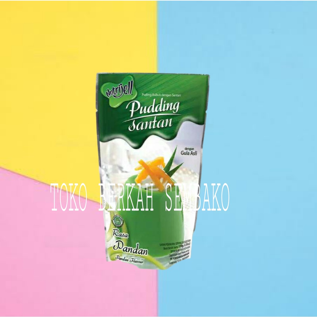 

Nutrijell Pudding Santan Pandan 130gr / Puding