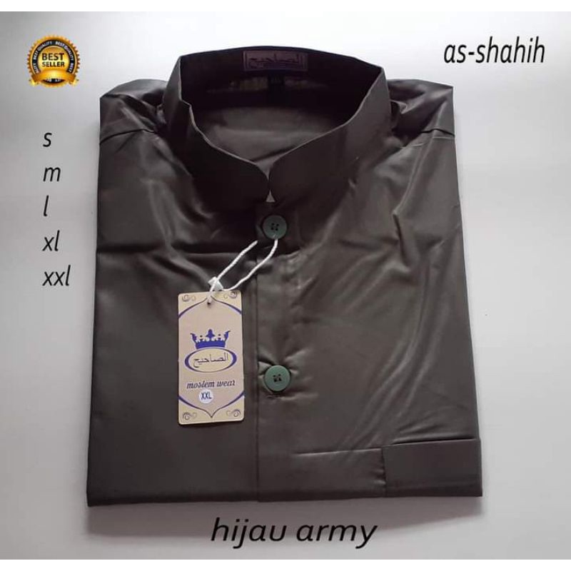 BAJU MUSLIM PRIA POLOS LENGAN PANJANG PREMIUM KOKO HAIBAH KOKO HABIB KOKO HABAIB KOKO YAMAN KOKO YAM