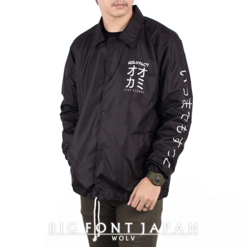 Coach jacket japan windbreaker jaket jepang taslan parasut 1000% original