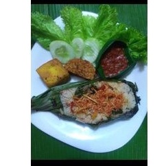 

Nasi Bakar Kecombrang Teri