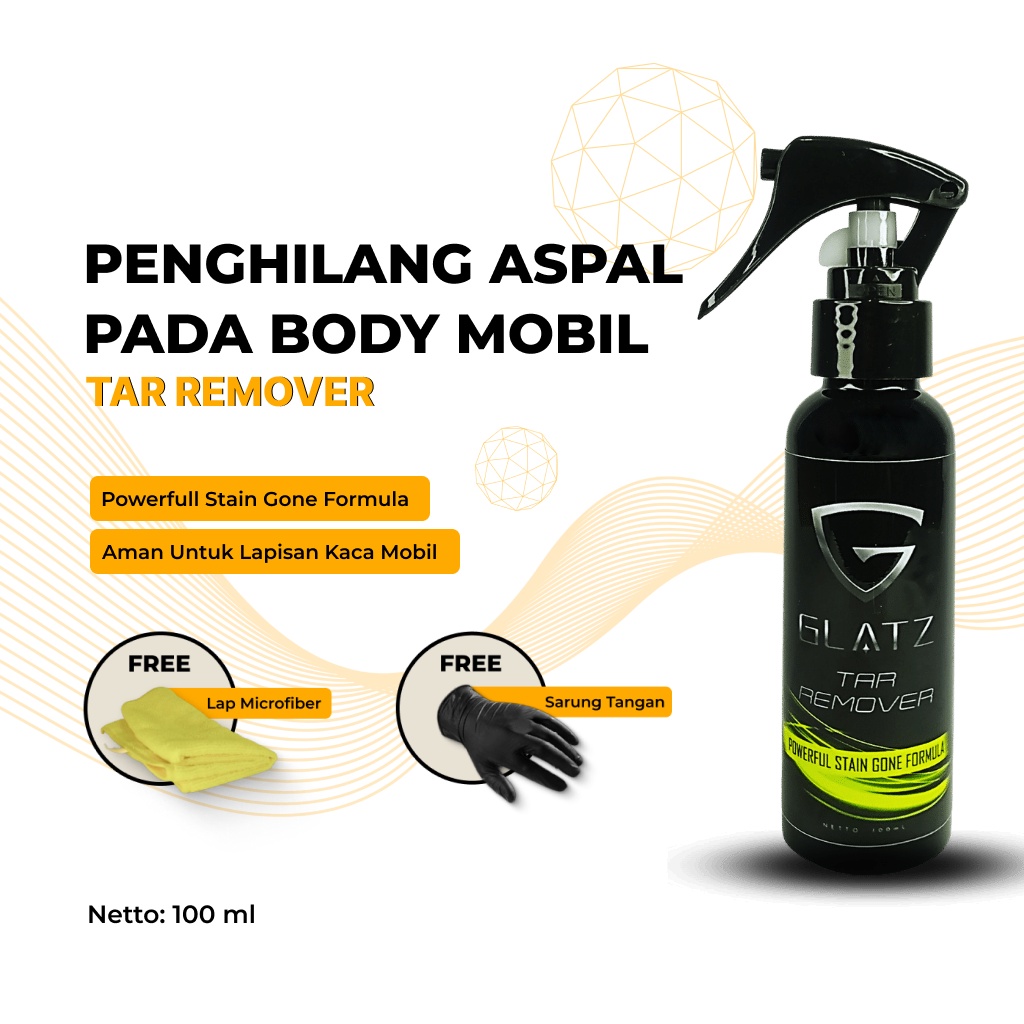 Pembersih Aspal di Body Mobil Terbaik GLATZ Tar Remover Penghilang Noda Membandel pada Body Mobil