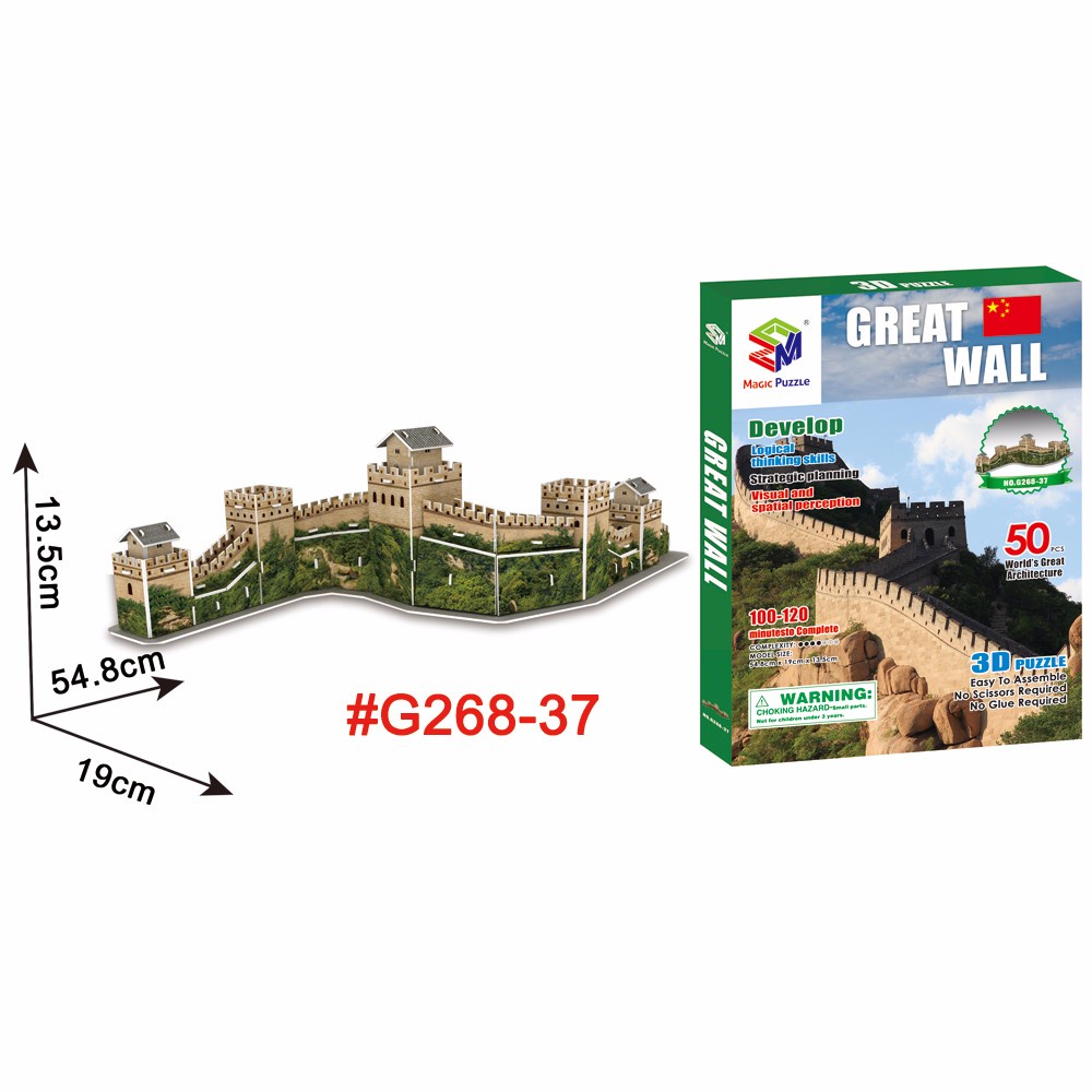 DIY Bangunan Terkenal - GREAT WALL China - World Great Architect - G268-37