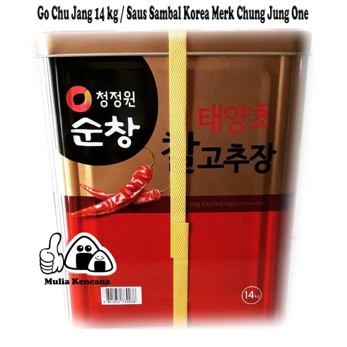 

GO CHU JANG 14 KG MERK DAESANG - CHUNG JUNG ONE / SAUS SAMBAL KOREA / HOT PEPPER PASTE