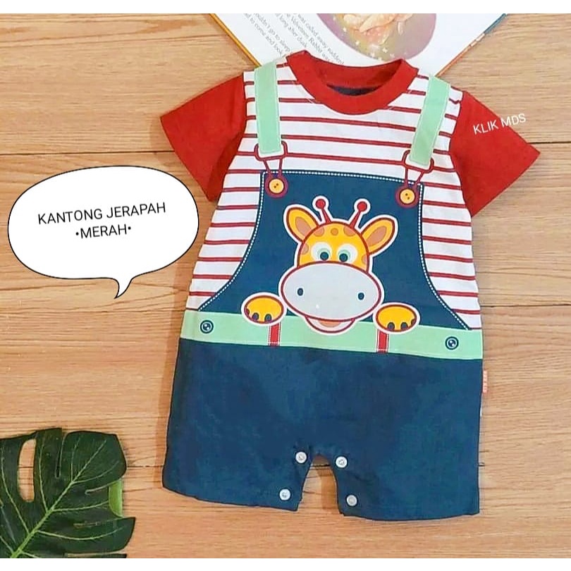 Jumper Bayi Laki- Laki 0-6 Bulan / Baju Anak Cowok / Bodysuit Newborn Motif Lucu