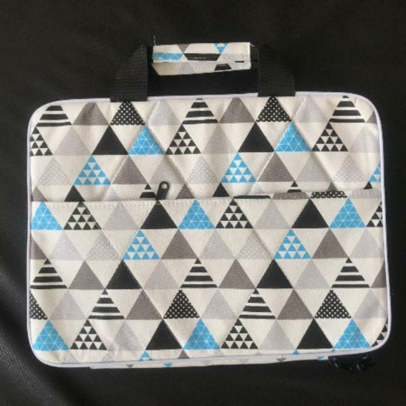 Laptop Kanvas Motif Tas Jinjing Laptop Kain kanvas