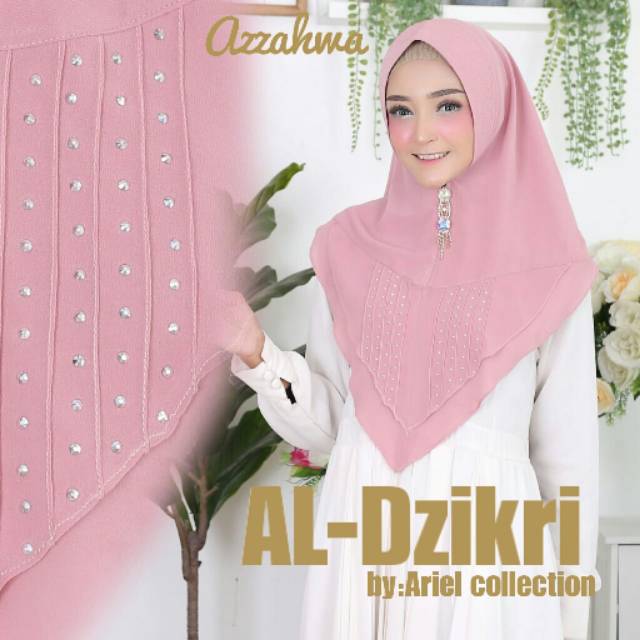 Hijab khimar azzahwa al dzikri by ariel collection ori termurah