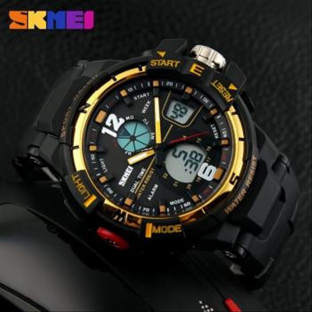 Jam Tangan Pria Original Skmei Sporty WR50M AGO1148 Diskon