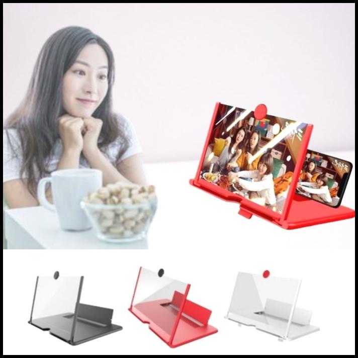 Alat Pembesar Layar Hp Zoom Kaca Pembesar Layar Kaca Bioskop Hp