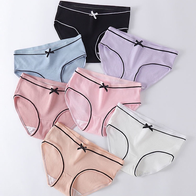 CD Celana Dalam Undies Wanita Katun Polos Pita.