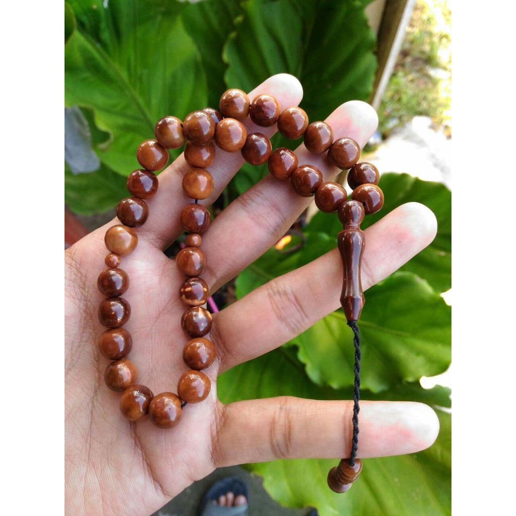 Tasbih Kokka Original 33 Butir Bulat Besar 8mm Premium