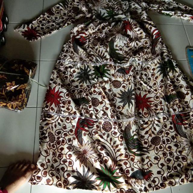 Gamis Batik Unggul Jaya Bahan Primis Halus