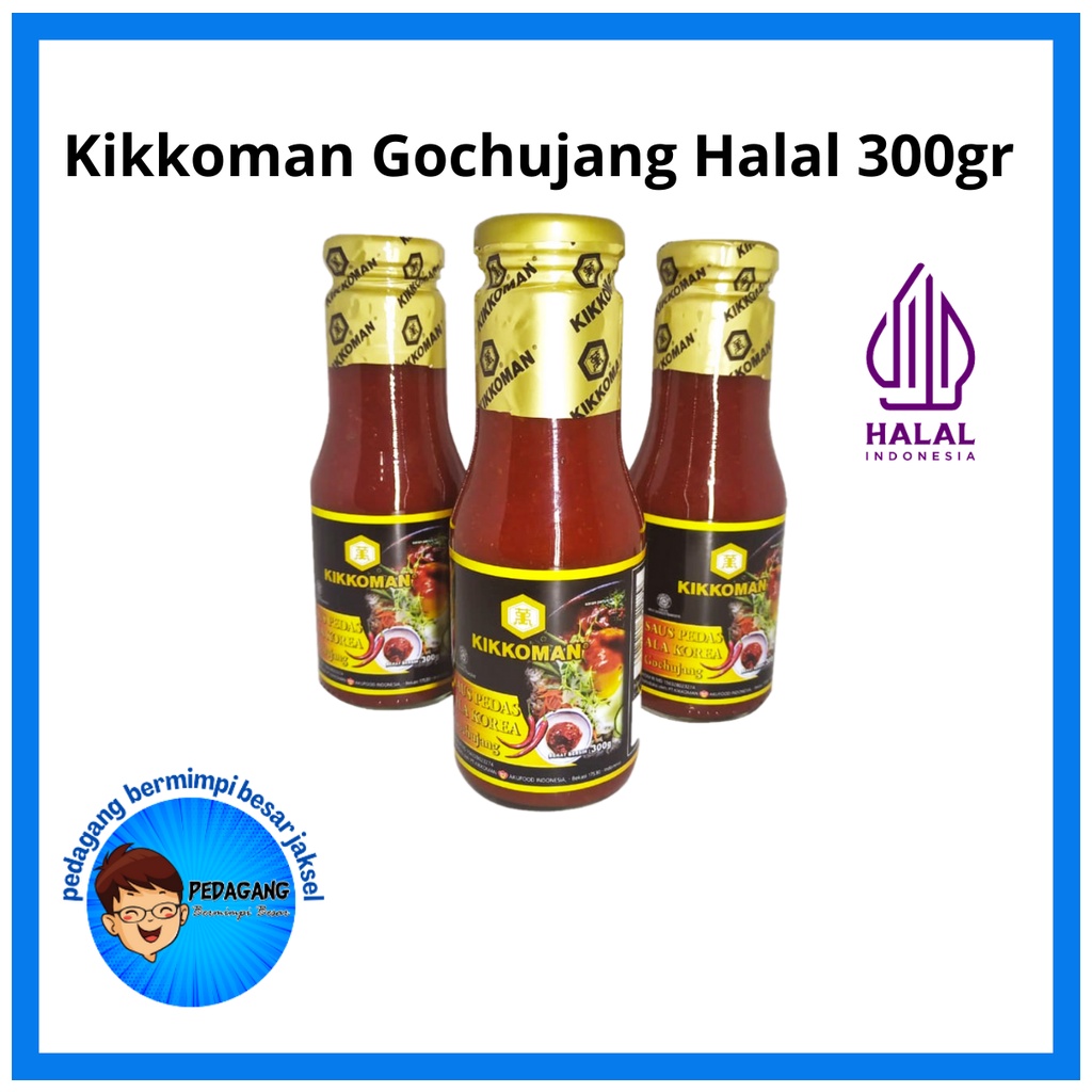 

Kikkoman Gochujang Halal 300gr | Gochujang Korea Halal