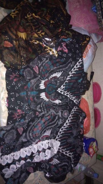 Batik Couple Keluarga Sania Ruffle Ori Ndoro Jowi Dnt Motif Kupu