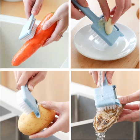 New Peeler Alat Dapur Serbaguna Parut Serut Sikat Buah Dan Sayur 5 In 1