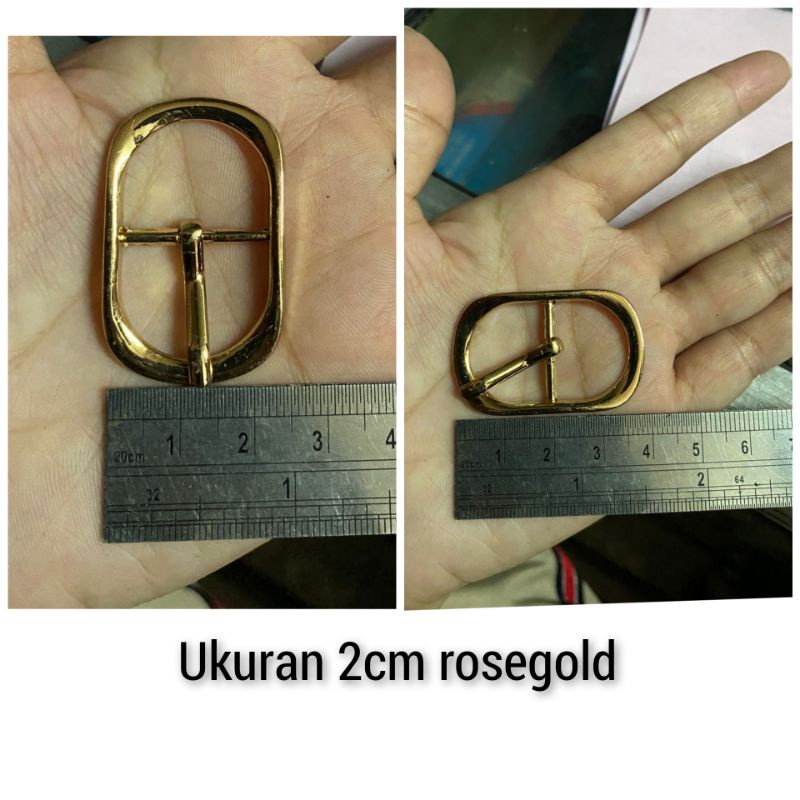 6pcs kepala gesper/ring tusuk