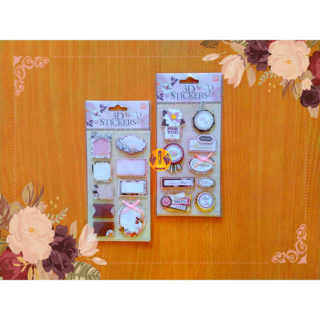 

Stiker 3 Dimensi Kecil Im1411 SS-14008-14014 3D Stickers