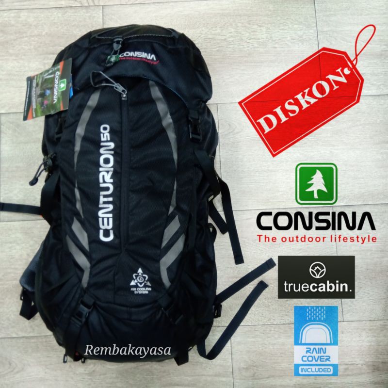 Consina Centurion Tas Gunung Carrier 50L up 60L