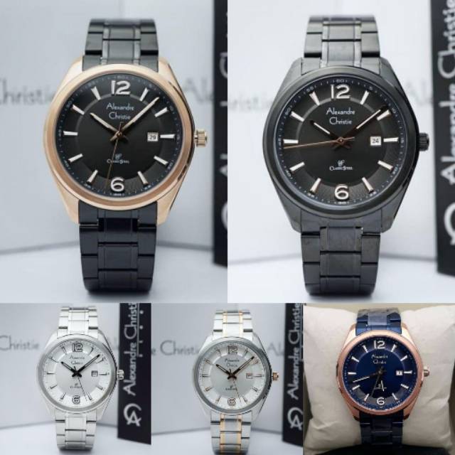 Jam Tangan Pria Merk Alexander Christie Ac8583 Original Garansi  Resmi 1thn
