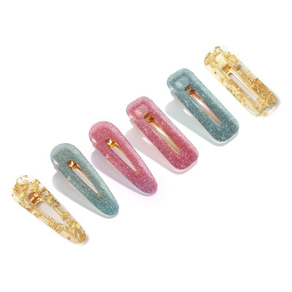 1 Pc Jepit Rambut Model Bebek Hollow Warna Permen Bahan Akrilik Untuk Wanita