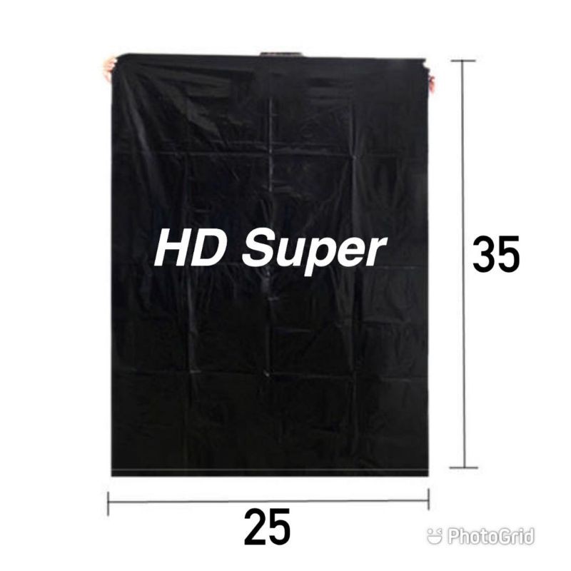 plastik HD tanpa plong 25X35