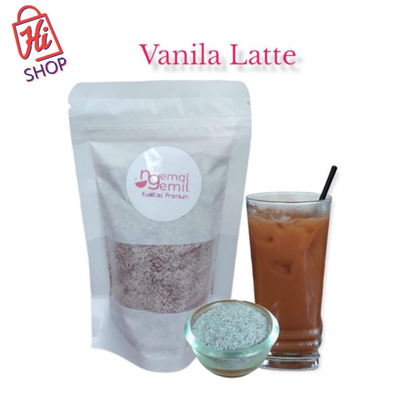 

Bubuk Minuman Rasa Vanila Latte Serbuk Minuman Kekinian Vanila Latte Powder Drink Kualitas Premium