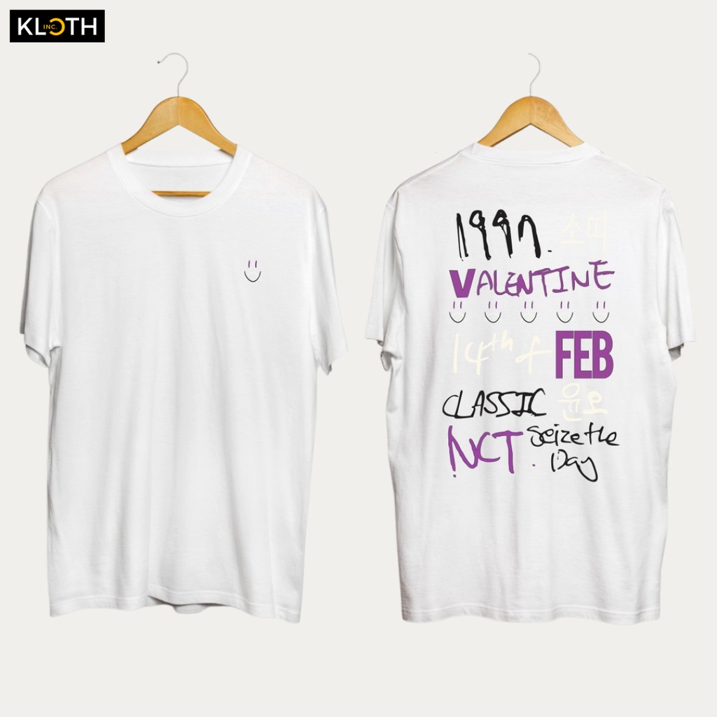 [NEW] Kaos NCT JAEHYUN Valentine 1997 Cotton 24s Premium Bisa Upgrade Lengan Panjang