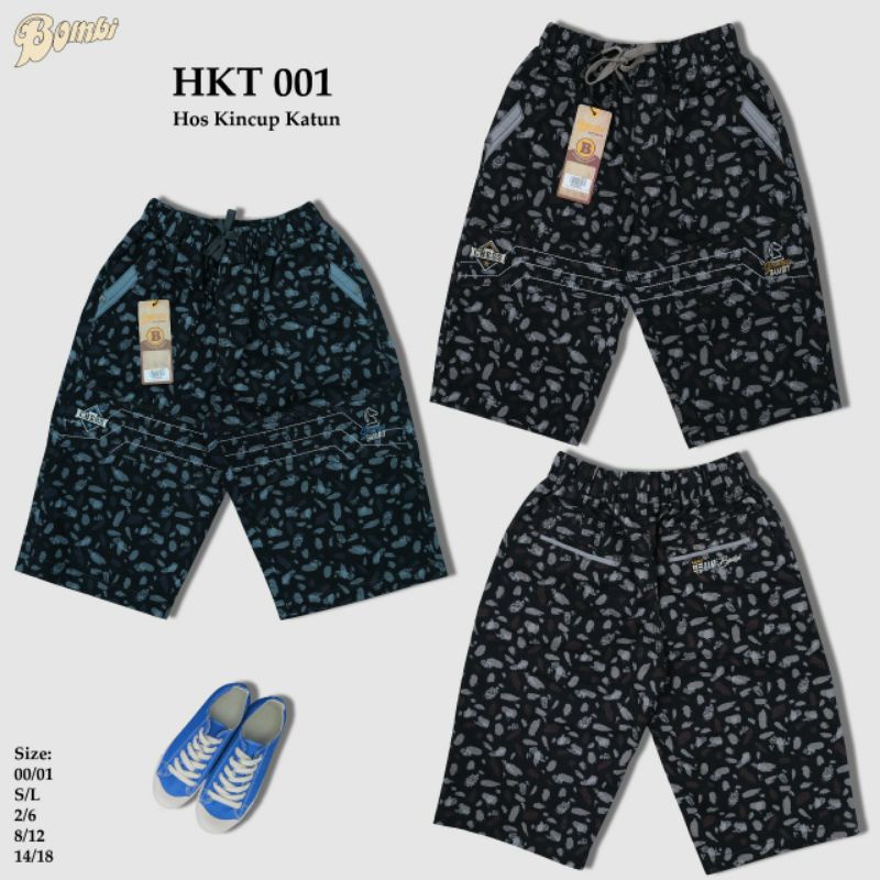 Pendek BOMBI Celana Pendek Motif Printing Bombi Original Anak - Anak