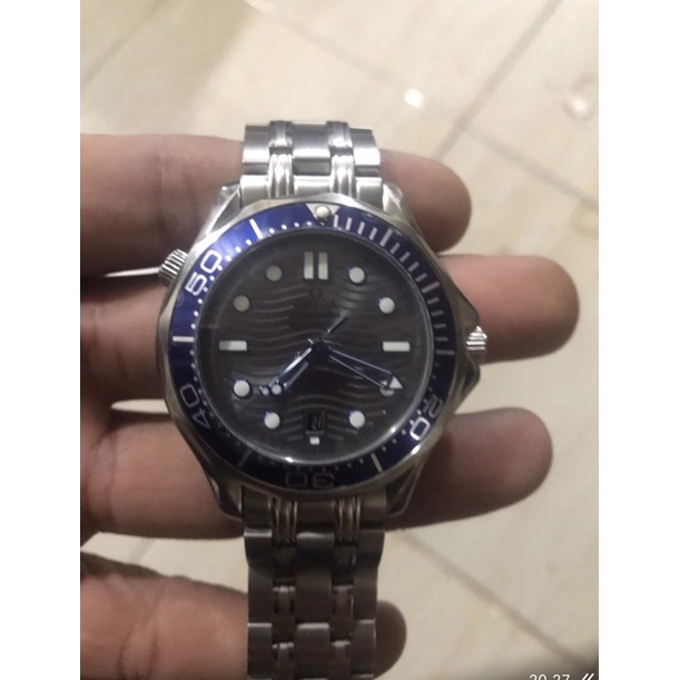 jam omega seamaster otomatis secon like new