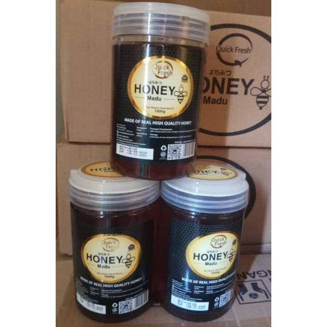 

Quick Fresh Honey 1000 Gr. Quick Fresh honey 1 kg Madu alami termurah