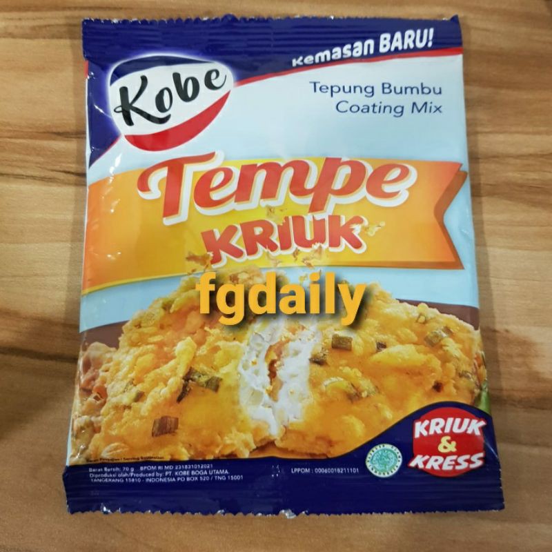 

Kobe Tepung tempe kriuk / tepung tempe kobe