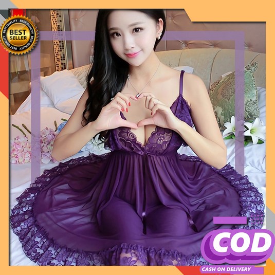 Baju Tidur Wanita Lingerie Sorex Exclusive Srx 7045 | Satin Halus Sexy Lingerie Bigsize Baju Tidur