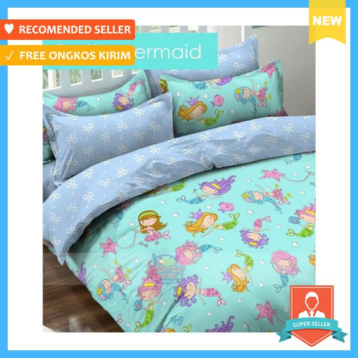 Sprei Bed Cover Set Bedcover Katun Super Ukuran 90x200 Tinggi 30 Kamar Tidur Shopee Indonesia