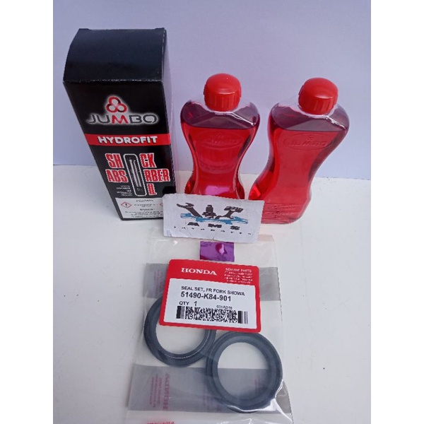 Paket Oli Shock Shok Plus Seal Sil Sok Depan Honda CRF 150L 150 L CB 250 R RR 1 Shock