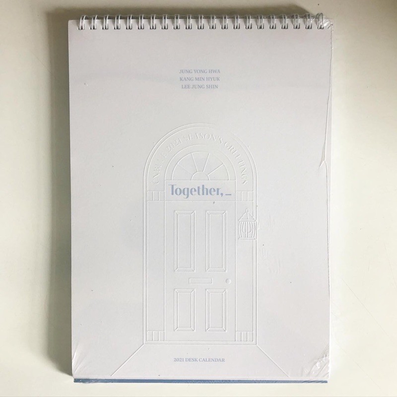 desk calendar kalender cnblue 2021 season’s greetings sharing yonghwa minhyuk jungshin album