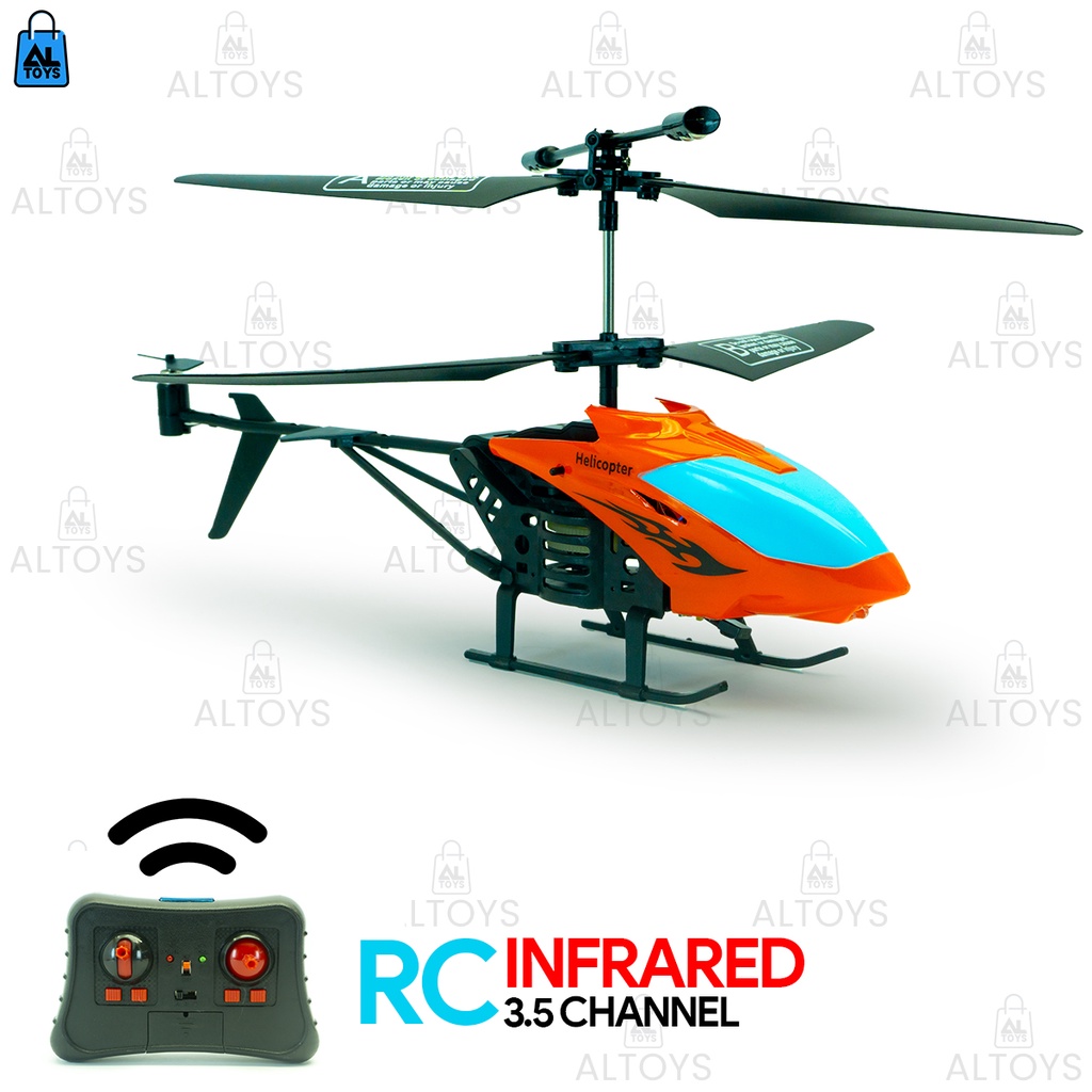 RC Helikopter 3.5 Channel Infrared / Mainan Remote Kontrol Helikopter Easy To Fly With LED