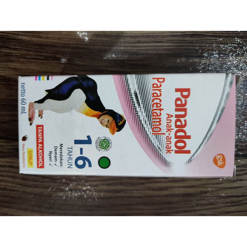 PANADOL ANAK paracetamol 1-6 tahun 60ml rasa raspberry